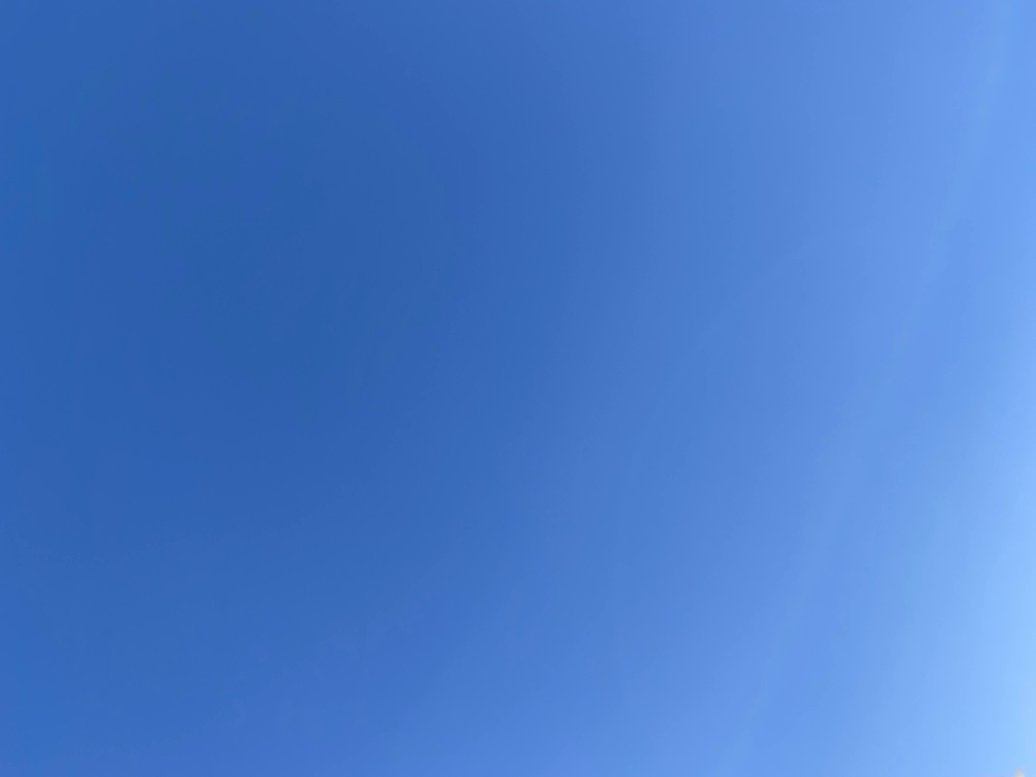 Ciel bleu sans le moindre nuage