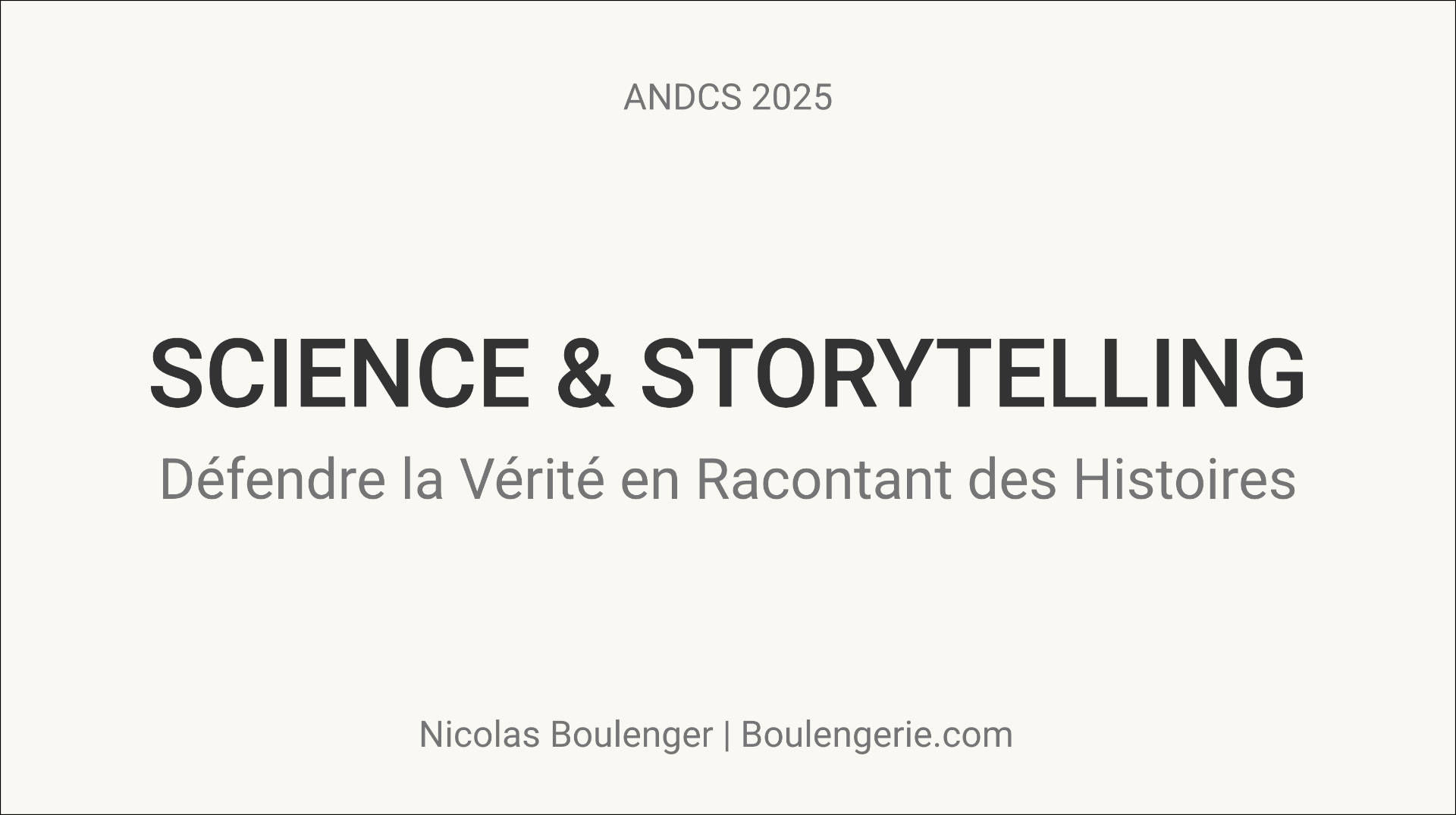 Atelier Communication en Sciences - Association Nationale des Double Cursus en Santé