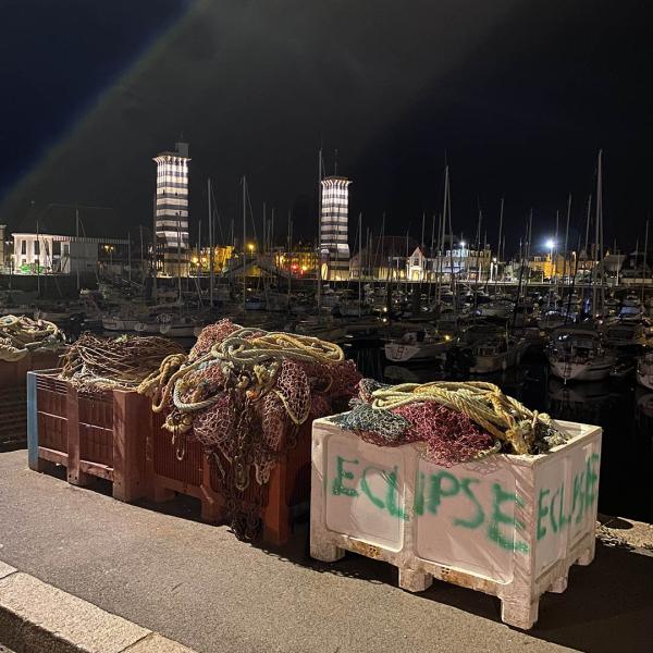 Deauville de nuit - Port de plaisance