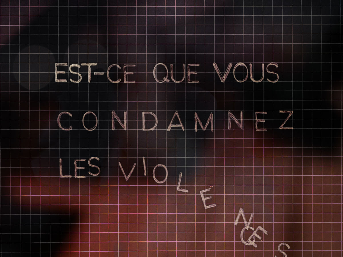 Est-ce que vous condamnez les violences ?